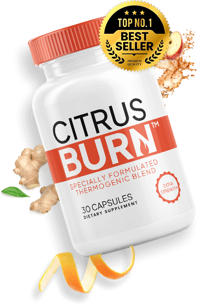 Citrusburn supplement bottle side angle