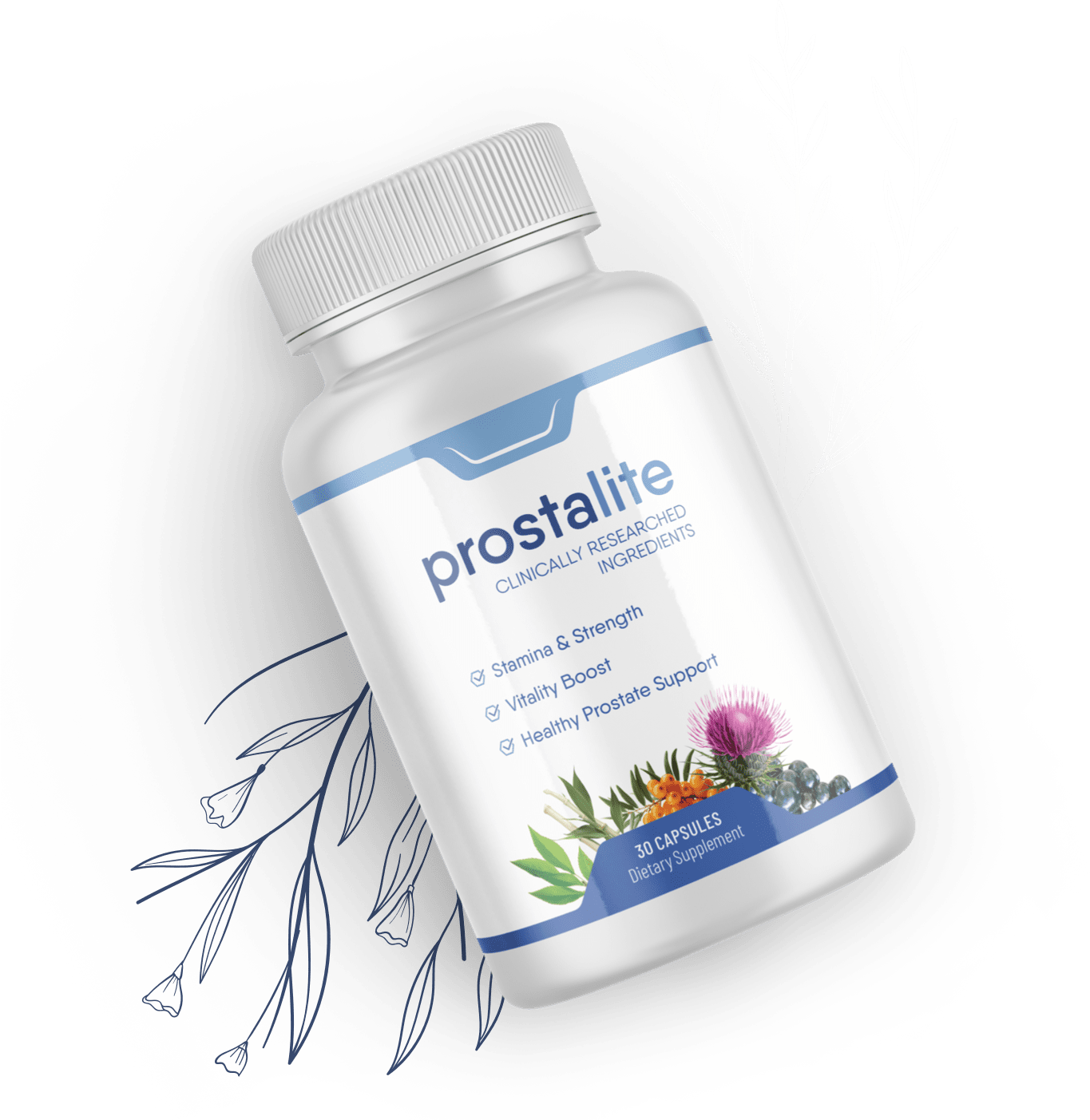 Prostalite supplement bottle